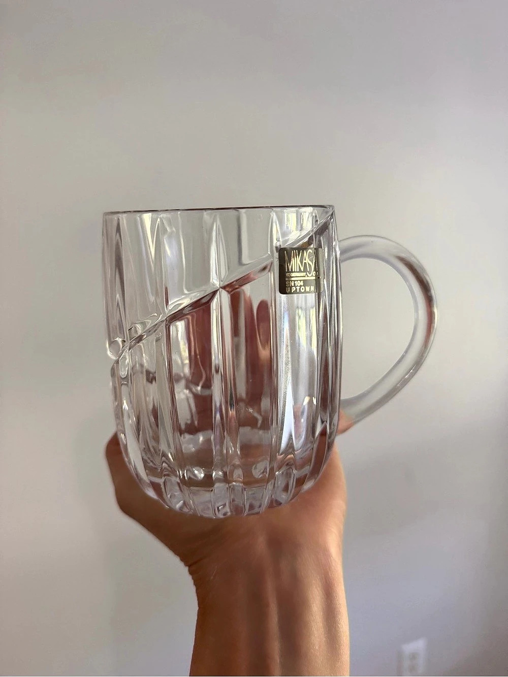 Mikasa Uptown Crystal Mug Clear